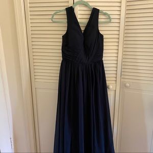 Navy bridesmaid dress